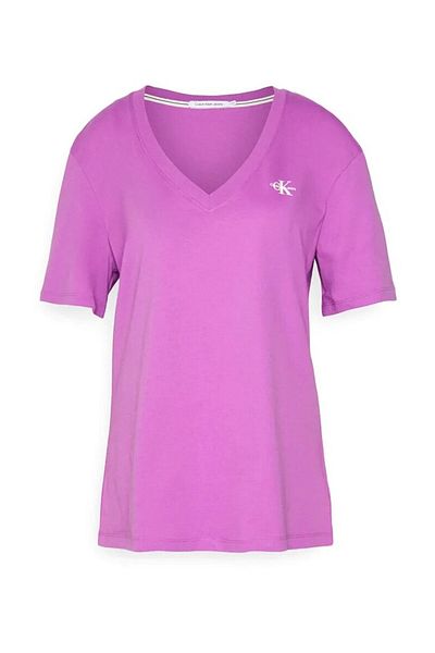 Calvin Klein Βαμβακερό μπλουζάκι με λογότυπο V λαιμόκοψη - Regular Fit J20j 220303   Vdr