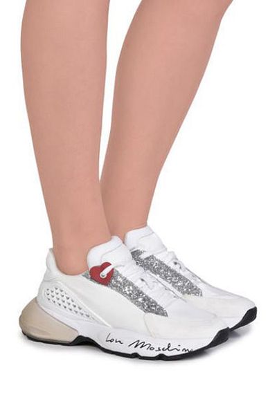 Love Moschino Bílé tenisky pro ženy a dívky