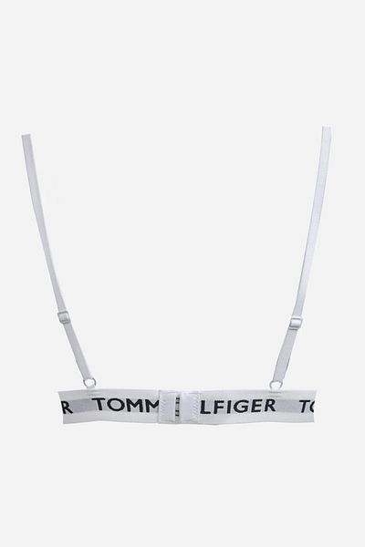 Tommy Hilfiger Дамски триъгълен бял сутиен с подплата