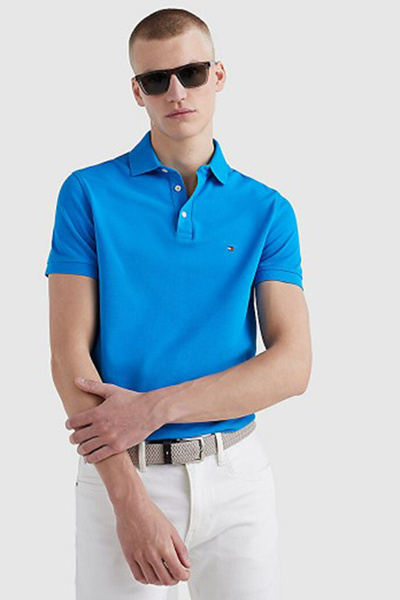Tommy Hilfiger Kék férfi póló Mw0mw17771czw