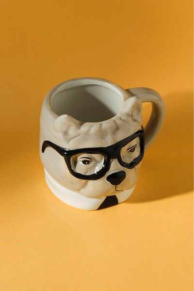 Karaca Animal Bulldog Mug