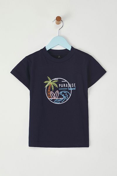 TRENDYOLKIDS Μπλουζάκι με κέντημα / κεντημένο πλεκτό μπλουζάκι TKDSS25TS00049