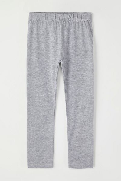 TRENDYOLKIDS Schwarz-graue, einfarbige Strickstrumpfhose TKDSS25TA00007