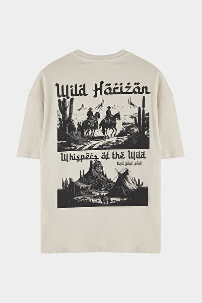 Trendyol Collection Μπλουζάκι από βαμβακερό ύφασμα με στάμπα μεγάλου μεγέθους - TMNSS25TS00119