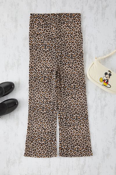 TRENDYOLKIDS Multicolor Girls' Printed Knitted Leggings Tkdss25Ta00013