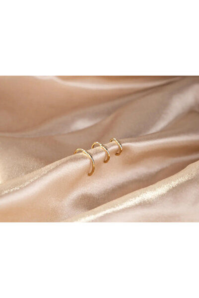 Safir Kuyumculuk Bombeli Minik Altın Halka Küpe Xsmall