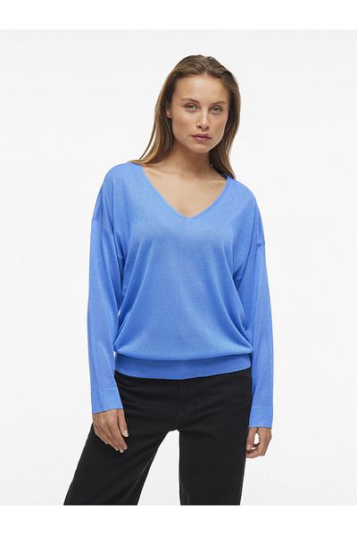 VILA Strickpullover VINOVY V-Ausschnitt