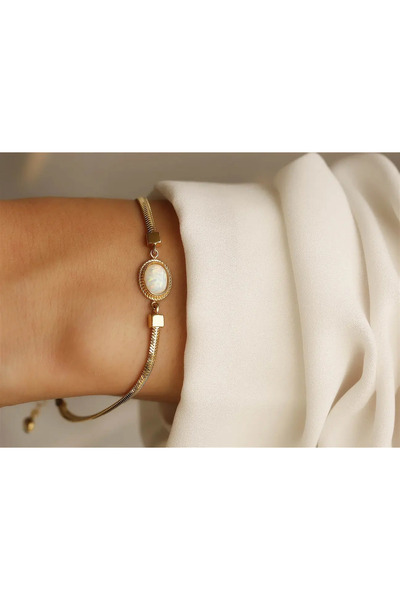Safir Kuyumculuk İtalyan Opal Altın Bileklik