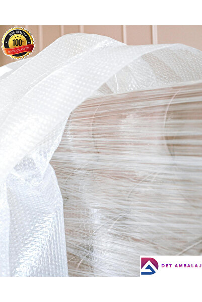 PATPAT Balonlu Naylon25cm X 50 Mt Eko 1 .sınıf Balonlu Poşet Havalı Naylon Pat Pat Ambalaj