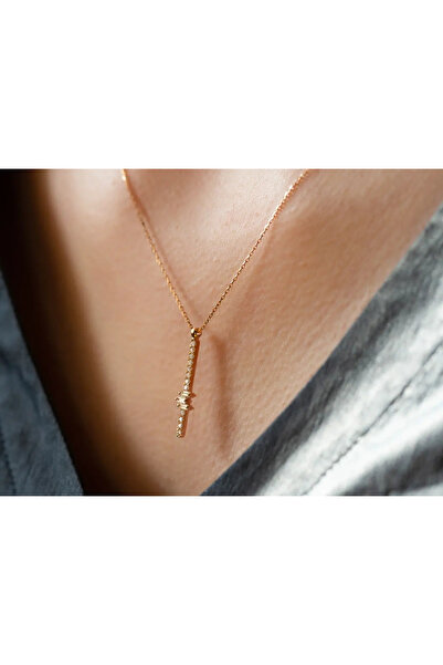 Safir Kuyumculuk Minimal Pırlanta Kolye