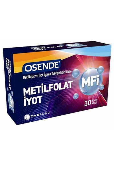 Osende Methylfolate & Iodine 30 Under-Language Tablets