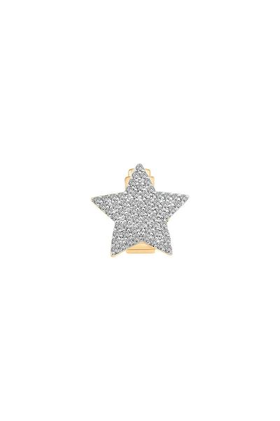Ema Jewellery Gold Jewelled Star 9mm Bracelet Charm