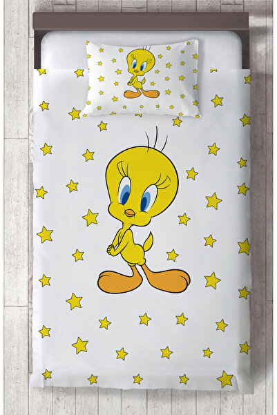 Generic Brand BABY AND KIDS ROOM Hopscotch Yellow Star Patterned Bedspread