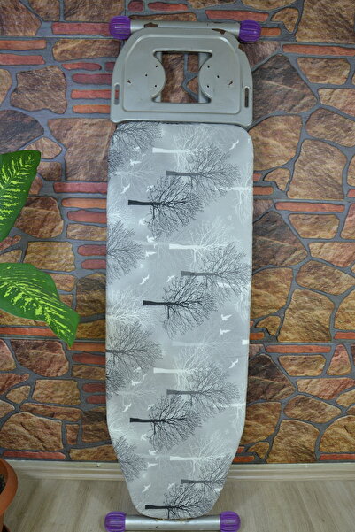 COVER TEKSTİL 1 Kalite Beyaz Keçe Ütü Masası Kılıfı 140x60 Örtüsü Sandalye Kı...