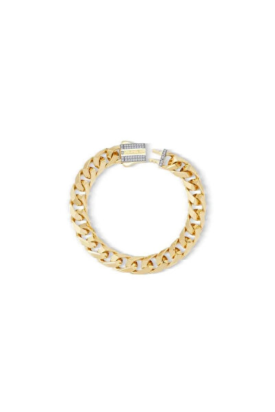 Ema Jewellery Altın 9 mm Piramit Gurmet Bileklik