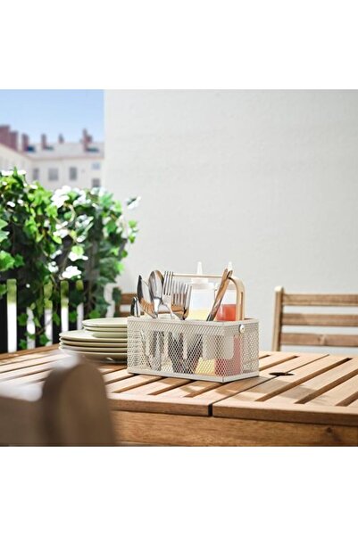 IKEA - Vimpelfisk, Cutlery Set for 6 Persons, Stainless Steel-Bamboo/Off White