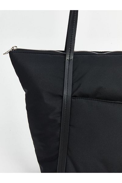 LC Waikiki Lcw Accessories Black Zippered Women's Shoulder Bag