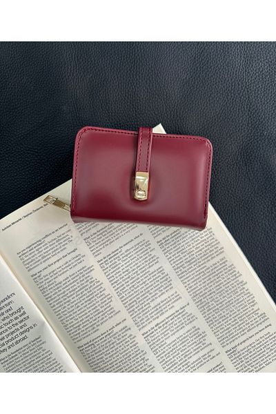 ALTUDA Women's Clip Closure Zipper Wallet