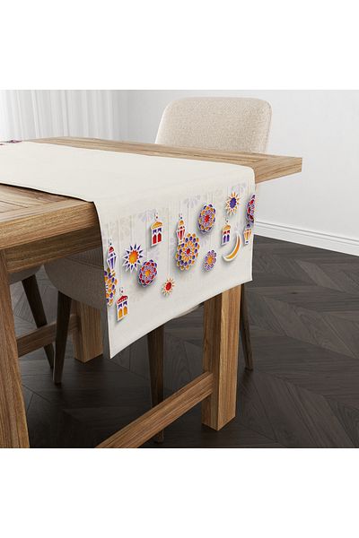 Filamente Ramadan Runner / Ramadan Pattern / Rezistent la pete - Tesatura Micropetek lavabila 140x40