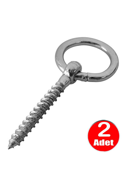 ALETÇANTAM 8mm Halkalı Vida Kilit Salıncak Tavan Duvar Askısı -2 Adet