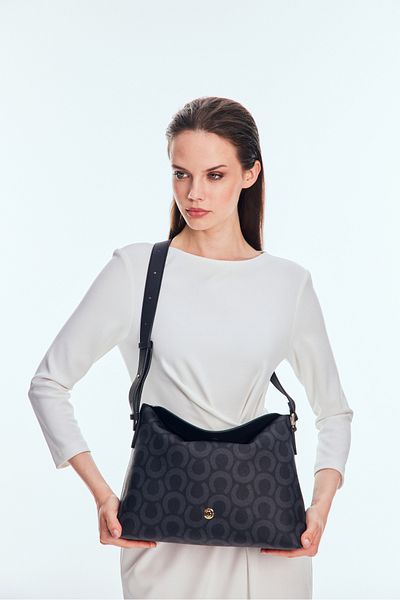 U.S. Polo Assn. Us25158 Geantă de umăr de damă model neagră