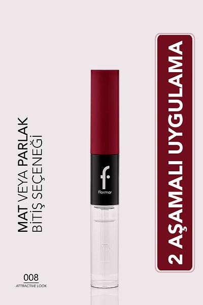 Flormar Duoglam Highly Pigmented Creamy Liquid Lipstick & Ultra Lasting Lip Gloss