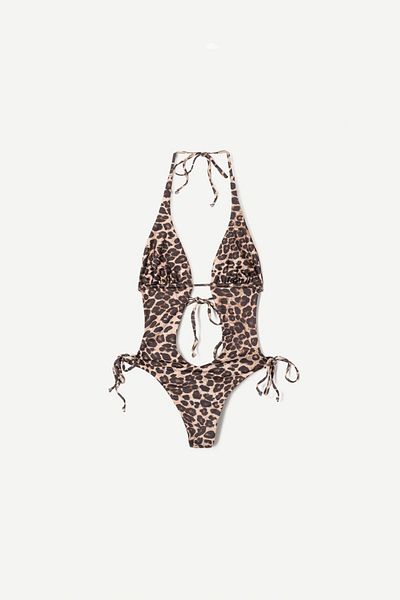 Bershka Animal print swim shorts