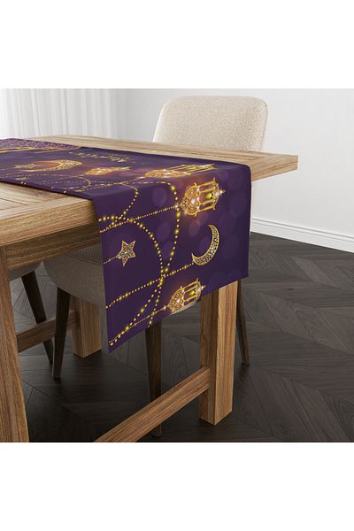 Filamente Ramadan Runner / Ramadan Pattern / Rezistent la pete - Tesatura Micropetek lavabila 140x40
