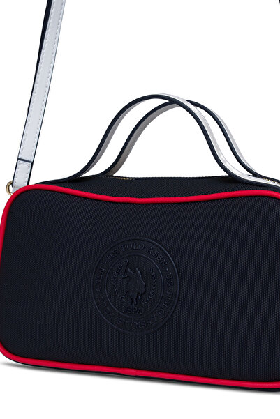 U.S. Polo Assn. Navy Blue-Red-White Women's Messenger Bag Us25270