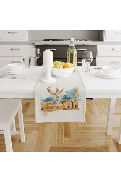 Filamente Ramadan Runner / Ramadan Pattern / Rezistent la pete - Tesatura Micropetek lavabila 140x40