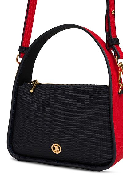 U.S. Polo Assn. Geantă de umăr pentru femei albastru-marin-roșu Us25259