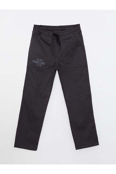 LC Waikiki LCW Kids Elastic Waist Printed Boys' Trousers