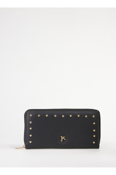 Fabrika Siyah Kadın 18x10x2 cm Cüzdan ANGELA-DAIGA