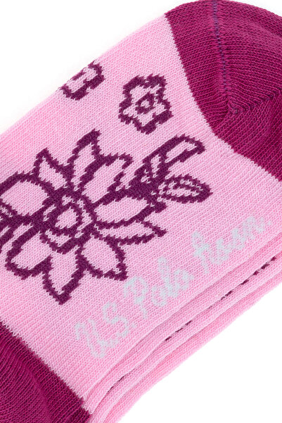 U.S. Polo Assn. Kız Çocuk 2'li Soket Çorap 50298750-VR041