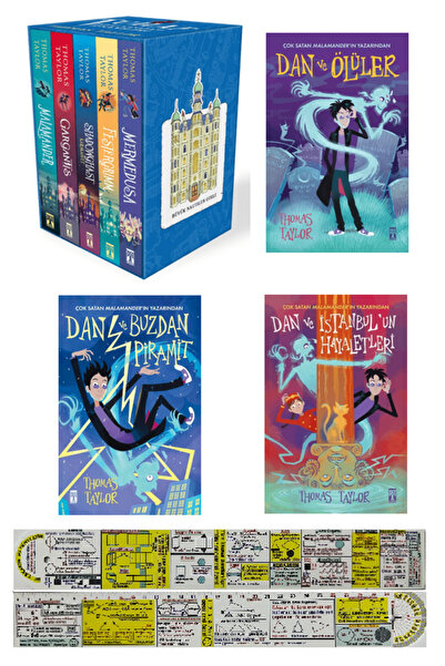 Genç Timaş Thomas Taylor 8 Kitap Set / Malamander Serisi + Dan ve Ölüler Seri...