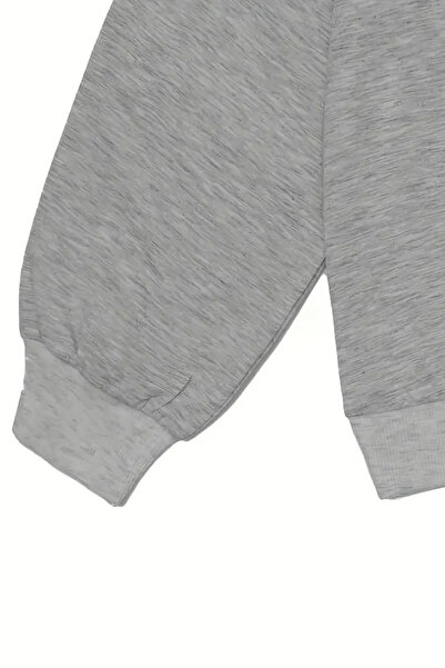 FECCY Pamuklu Yazlık Uzun Kollu Sweatshirt ve Pantolon