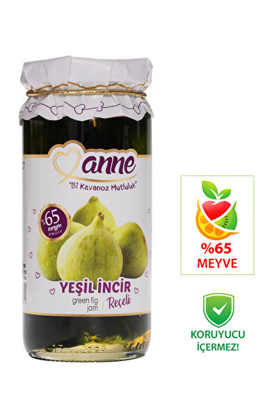 Anne Yeşil Incir Reçeli 300g (KORUYUCU IÇERMEZ)