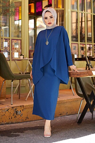 Genel Markalar MDI Etek Ve Tunik İkili Kombin Mavi