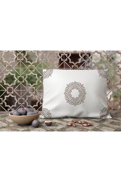 Filamente Husă de pernă cu model Ramadan, imprimată digitală pe două fețe - Ramadan