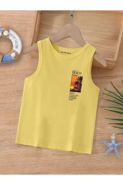 BENROMA 1 tricou este un cadou pentru achiziții de 6 și mai sus în coș - Tricou fără mâneci pentru copii cu imprimeu cu personaje de desene animate
