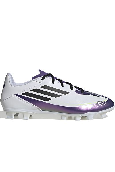 adidas Messi F50 Club Fxg - Pantofi de fotbal colorați pentru covoare, teren și iarbă