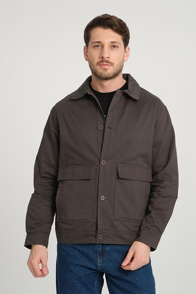 Store Men's Regular Fit Gabardine Jacket - Coat