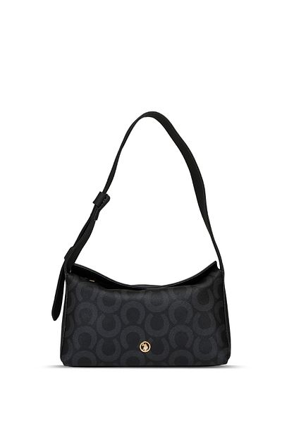 U.S. Polo Assn. Geantă neagră de umăr pentru femei Us25157