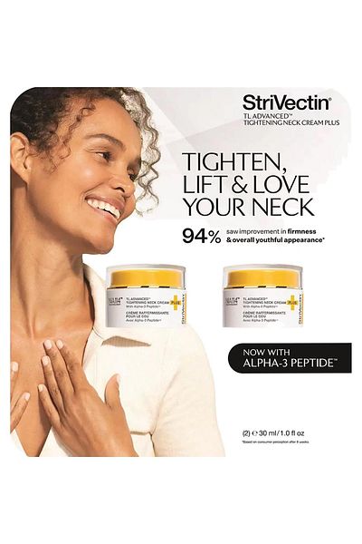 Strivectin مجموعة TL المتقدمة المزدوجة - كريم شد الرقبة، 2 × 30 مل