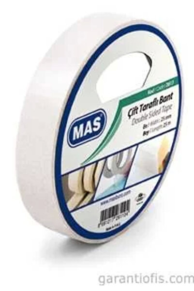 Mas 2613 Çift Taraflı Bant (25mm x 25m)