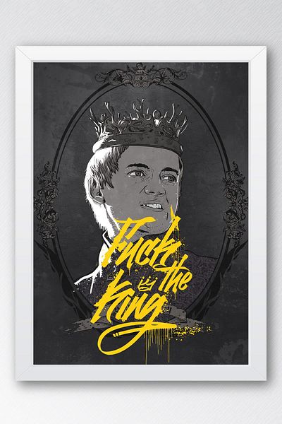 Saturn Pictură înrămată Game of Thrones Joffrey Baratheon - Poster din seria Game of Thrones
