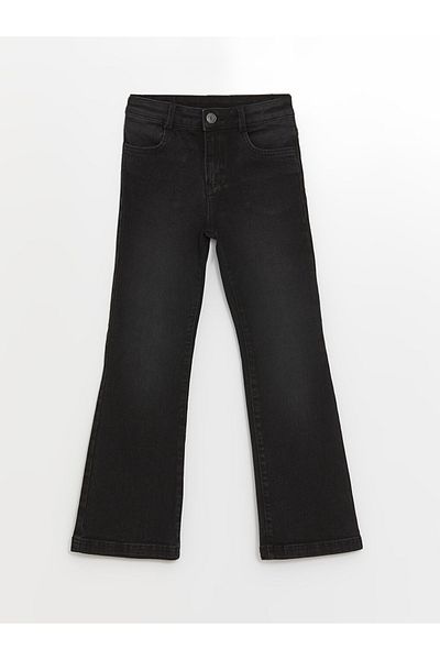 LC Waikiki Girl's Jeans Pants with Adjustable Elastic Waist