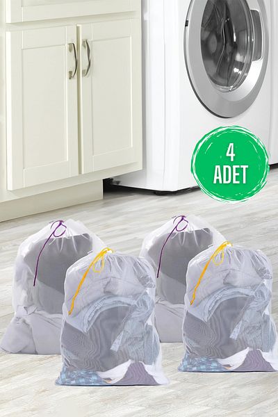 Fresh Moon Laundry Net 4 Pcs Shoes Socks Laundry Washing Dirty Clean Laundry Bag Bra Washing Net