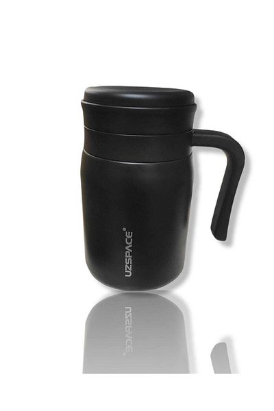 ELBA Steel Thermos Cup for Office and Camping - with Strainer