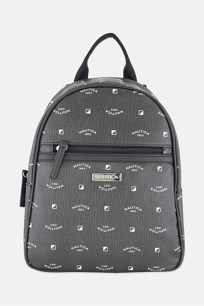 Nautica Women Brand Logo Backpack 28H x 25 L x 10 W Cm, Black